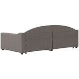  Dnevni krevet na razvlačenje smeđesivi 100 x 200 cm od tkanine | shoptok.hr
