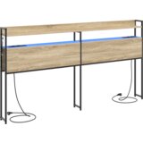 vidaXL Skladiščni naslon sonoma hrast 180 cm Konstruiran les | Shoptok.si