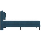  Okvir za krevet s uzglavljem Plava 80 x 200 cm Baršun - Plava 80 x 200 cm | shoptok.hr