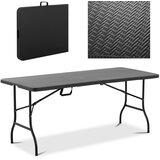 Royal Catering vrtna gostinska miza zložljiva do 150 kg 1830 x 750 x 740 mm črna, (21098142) | Shoptok.si