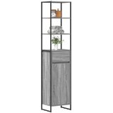  Kupaonski ormar Siva Sonoma 40 x 30 x 180 cm Konstruirano drvo | shoptok.hr