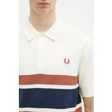 Fred Perry Pamučni pulover za muškarce, boja: bež, lagani, K9709.760 | shoptok.hr
