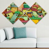 Wallity slika 4MDF425657590, 60x115 cm, 4 dela | ePonuda.com