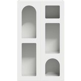  Strani šal Bela 59 x 35 x 100,5 cm Konstruiran les, (5000107500) | Shoptok.si