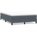 Box Spring krevet bez madracem tamno sivi 140x220 cm samt | Eponuda.ba