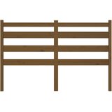  Uzglavlje za krevet boja meda 126 x 4 x 100 cm masivna borovina | shoptok.hr