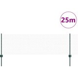  Stupovi za ogradu 11 kom U- kanal Zelena 60 cm Čelik Šesterokutna ograda Zelena 0 6x25 m Čelik | shoptok.hr