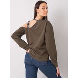 FANCY Blouse-FA-BZ-6425.43P-khaki | Shoptok.si