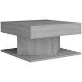 Maison Chic Klubska mizica - kavna mizica - Nizka mizica siva sonoma 57x57x30 cm konstruiran les, (21753151) Cene