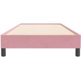 Box spring krevet bez madracem ružičasti 90x220 cm baršunasti | shoptok.hr