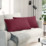  Jastučići za sofu 2 pcs Vinska crvena 80 x 40 cm tkanina | shoptok.hr
