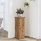 vidaXL Stojalo za rastline artisan hrast 33x33x80 cm inženirski les | Shoptok.si