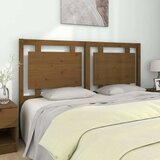  Uzglavlje za krevet boja meda 155,5x4x100 cm masivna borovina | shoptok.hr