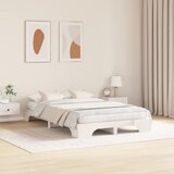  Krevetna konstrukcija Bijela 120 x 200 cm Čvrsto borovo drvo | shoptok.hr
