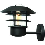 Elstead Lighting Elstead Helsingor Zunanja stenska svetilka z 1 lučjo, črna, IP44, E27, (22100185) | Shoptok.si
