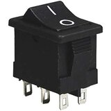 Proelectronic TR Mladenoviæ Mališa PR Crni prekidač 19x13mm 2pola/6pinova Cene
