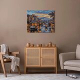  Slika za samostalno slikanje - A city painted with rain 50x40 | shoptok.hr