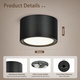 KYOTECH LED 95 mm Zatemnljivi Nadgradni Reflektorji - komplet 4 kosi | Shoptok.si