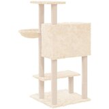  Penjalica za mačke sa stupovima za grebanje krem 108 5 cm | shoptok.hr