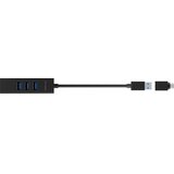 Raidsonic ICY BOX IB-HUB1419-LAN USB 3.2 Gen 1 (3.1 Gen 1) Type-A Black | shoptok.hr