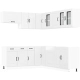 vidaXL 11-dijelni set kuhinjskih elemenata "Kalmar" izrađeno drvo | shoptok.hr