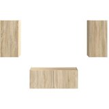 Set TV komoda Zidne 6 pcs Sonoma hrast Konstruirano drvo | shoptok.hr