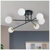 Orion DL 7-786/6 - Plafonski luster SNOWWHITE 6xG9/20W/230V prečnik 84 cm crna/zlatna Cene