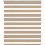 vidaXL Zebra zavesa peščeno rjava 125x100 cm širina blaga 120,9 cm poliester, (5000297815) | Shoptok.si