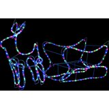  Ukrasni božićni sob i sanjke vanjski s 252 s LED žaruljama | shoptok.hr