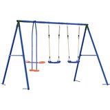  Set vanjskih ljuljački Šareni 263 x 185 x 185 cm Čelik i PE | Eponuda.ba