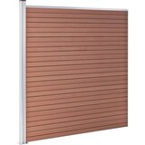  Vrtna ograda WPC 175 x 186 cm smeđa | shoptok.hr