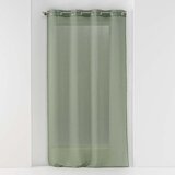 Douceur d intérieur Kaki zelena prosojna zavesa 140x280 cm Sandra – Cene