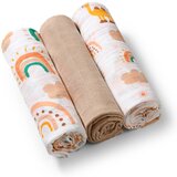 BabyOno Tetra plenice Muslin Duga, bež | Shoptok.si