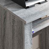  Stol s kotačićima Siva Sonoma 91 x 50 x 77 cm Konstruirano drvo | shoptok.hr