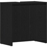 Furnova Kopalniška omarica Črni hrast 60x33x60 cm Inženirski les, (21947038) | Shoptok.si
