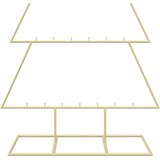  Metalno božićno drvce sa stalkom KUOPIO 150 cm Čelik Zlatno Slike