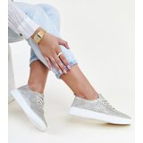Gemre Golden eco leather sneakers Whitley | Shoptok.si