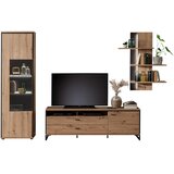 Livetastic DNEVNI REGAL, antracit, barve hrasta Cene