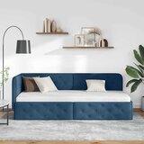  Kutni okvir kreveta Plava 80 x 200 cm tkanina | shoptok.hr