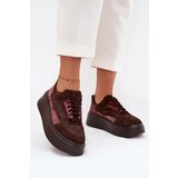 Zazoo Women's Sneakers Made of Genuine Suede on Platform | shoptok.hr