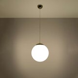  Sollux SL.0716 - Luster na sajli TOYA 1xE27/60W/230V prečnika 30 cm bela/zlatna | Eponuda.com