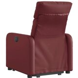 vidaXL Električni naslanjač s funkcijo vstajanja vin. rdeče um. usnje, (20927224) | Shoptok.si
