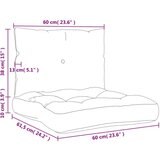  Blazine za kavč iz palet mornarsko modre 60x38x13 cm | Shoptok.si