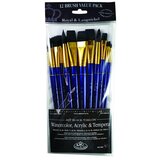  Kistovi Royal & Langnickel - 12-dijelni set (set kistova - ravni/okrugli) Cijene
