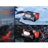 Fenix HM65RTV20PRP - LED prigušiva punjiva čelna lampa LED/USB IP68 crna/ljubičasta | Eponuda.com
