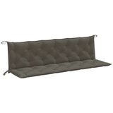  Jastuci za vrtnu klupu 2 kom tamnosivi 200x50x7 cm tkanine | Eponuda.com