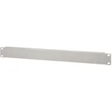 19 solid blank panel 1U, grey ral 7035, PN101G