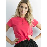 BASIC Feel Good T-shirt-RV-TS-4623.89-coral | Shoptok.si