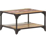 vidaXL Klubska mizica 60x60x35 cm trden predelan les | Shoptok.si