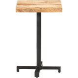 Bistro stolić četvrtasti 50 x 50 x 75 cm od grubog drva manga | shoptok.hr